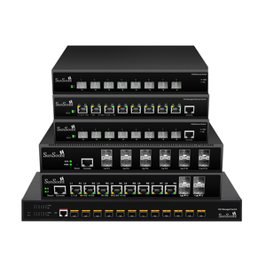 Interruttore Ethernet 10Gbps 8 porte 10000 commutatore di rete Mbps con larghezza di banda 160G funzione SNMP Plug Play Hub di rete Internet