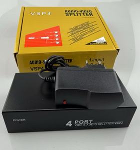 Vsp4av Distributor <strong>Av</strong> Divided Into Four 1 in and 4 Out Audio and Video Distributor <strong>Av</strong> Red Yellow and White Screen <strong>Splitter</strong> - Product Image 3