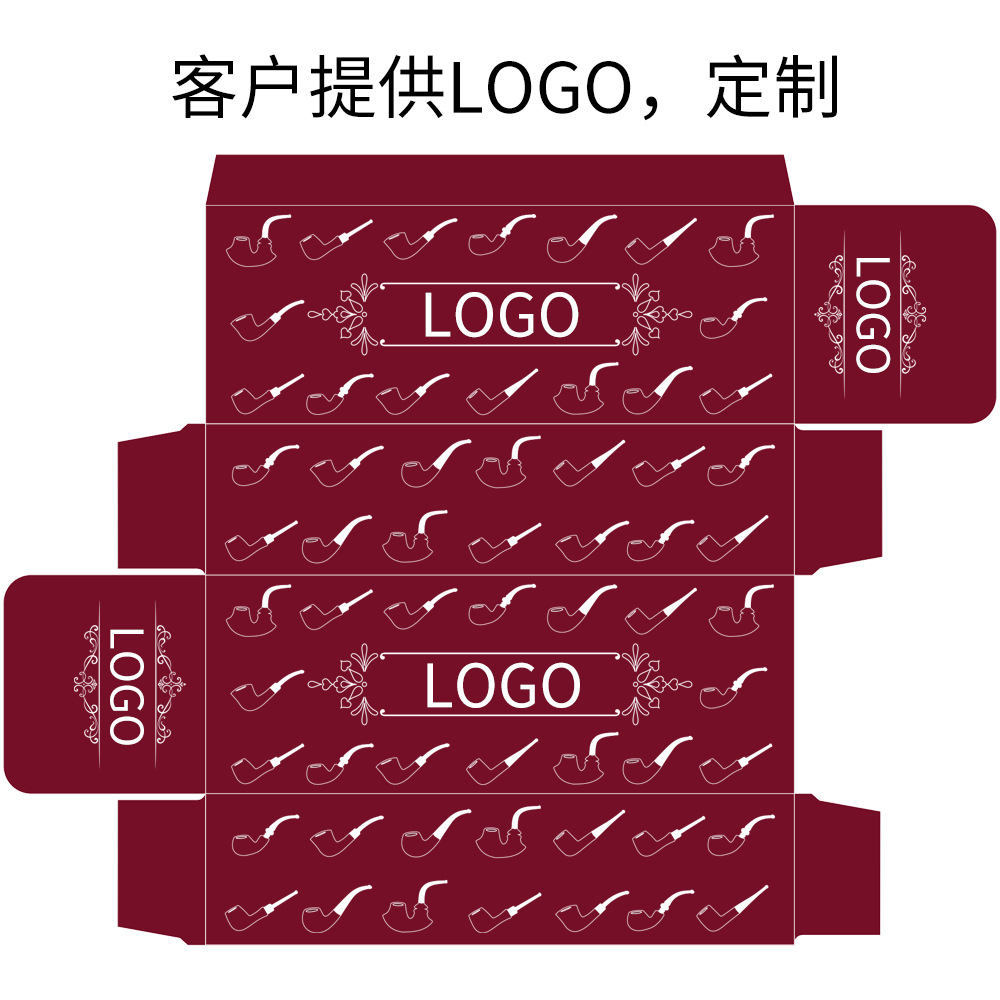 Custom box color logo