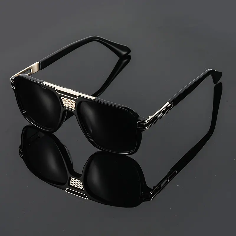 OEM ODM Unisex Mode Polarisierte Schattierungen Acetat Sonnenbrille Benutzer definiertes Logo Acetat Shades Großhandel Polarisierte Sonnenbrille