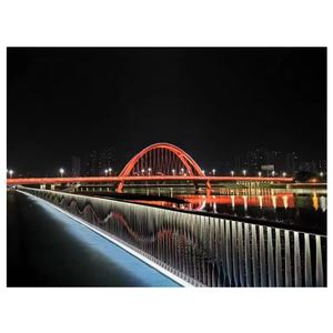 ราวบันไดเหล็กสำเร็จรูปสำหรับสาธารณะดีไซน์แบบสะพาน - Product Image 2
