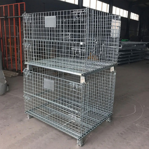 Light Duty <strong>Stackable</strong> <strong>Wire</strong> Container Storage Cage <strong>Wire</strong> <strong>Mesh</strong> Container - Product Image 4