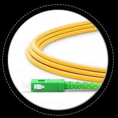 SM 0.9/2.0/3.0mm G652D tek modlu Fiber optik yama kablosu SC/APC-SC/APC 3m uzunluk - Product Image 5