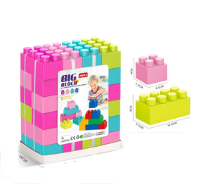 12 Uds. Juego de bloques de construcción grandes para niños, bloques Jumbo para niños pequeños, bloques de construcción de ladrillos apilables gigantes, juguetes para niños - Product Image 1