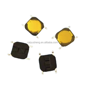 Berühren Sie den Mikrosc halter 4*4*0,8mm 4-poliger Knopfsc halter Wasserdichter Kupfer kopf knopf