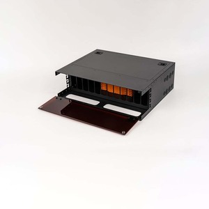 12-288 núcleos 19 'pulgadas compacto ODF Panel de conexión óptica Flip-top Rock Mount Terminal Cabinet para centro de datos y distribución de Red - Product Image 1