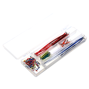 140 Stück U-Form Löt freies Steckbrett-Überbrückungskabel-Kabels atz für Arduino-Schild für Himbeer-Pi-Brot brett Diy Electronic Set