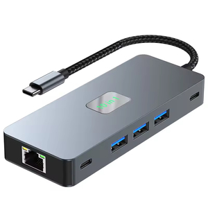 10合1双HDMI 4K USB3.0端口适配器站坞站PD 100W c型电源适配器以太网RJ45 1000Mbps USB C扩展集线器 - Product Image 3