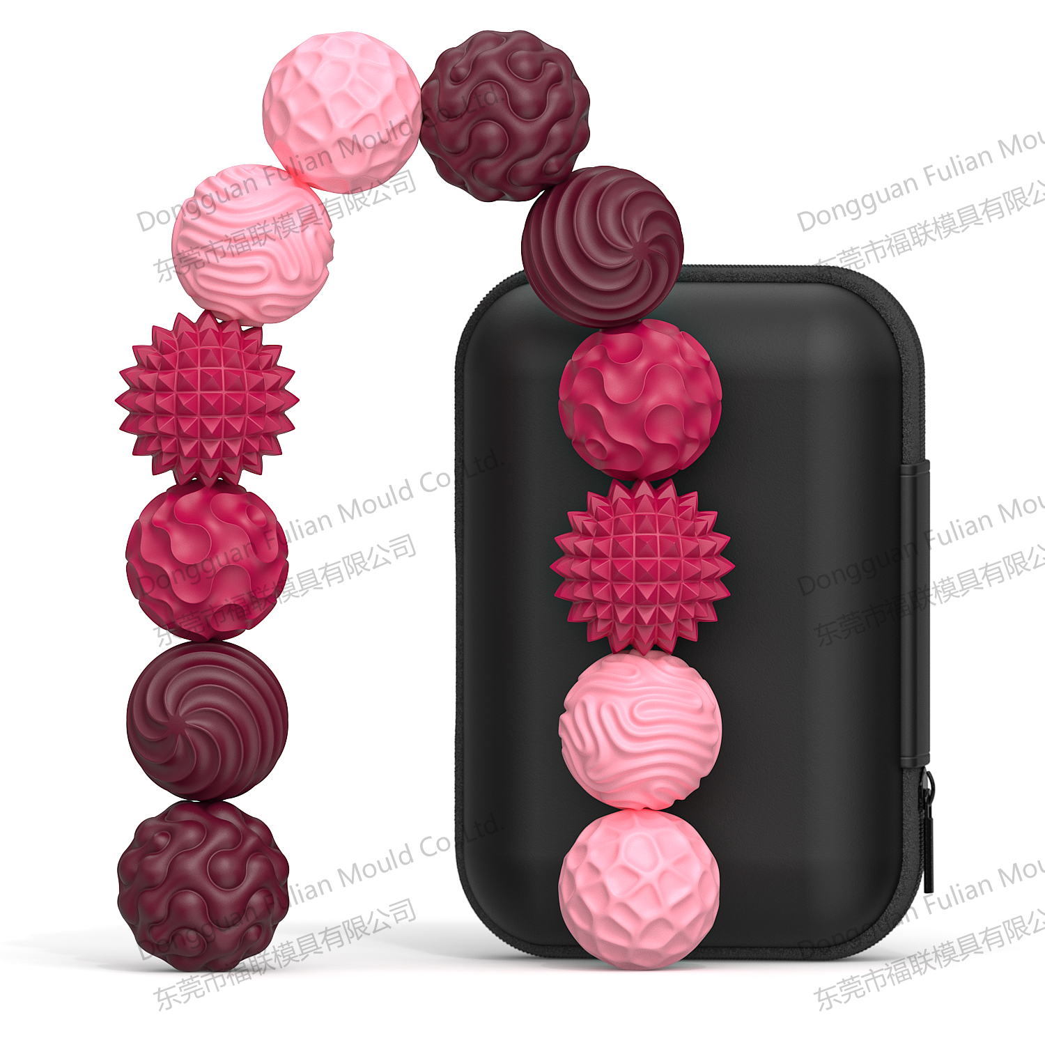 แพ็ค 12 ชิ้น สีแดง