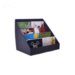 零售弹出式纸板书籍柜台展示架纸质桌面展示礼品卡 - Product Image 3