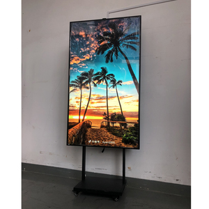 65 "75" 86 "98" siêu mỏng độ sáng cao màn hình quảng cáo lớn 2k 4k 3000-5000 nits video LCD menu cửa sổ hiển thị kỹ thuật số - Product Image 3