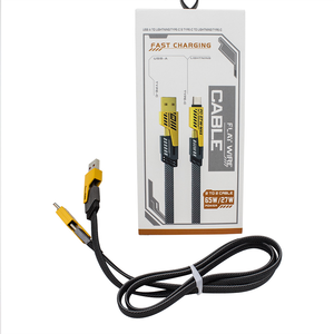 Cavo filo piatto fascette ricarica rapida 4 in 1 cavo di ricarica 65W tipo C dati di ricarica rapida - Product Image 1