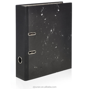 Porte-documents <span class=keywords><strong>A4</strong></span> en plastique rigide, pochette pour documents en PP, papeterie pour usage de bureau, classeur à levier en marbre - Product Image 6