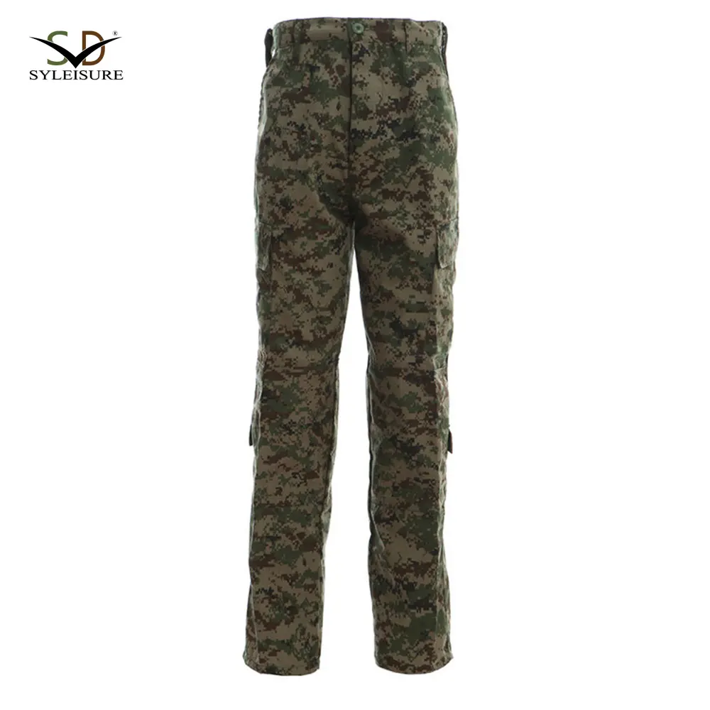 Digital woodland camouflage twill tactic uniform for man use