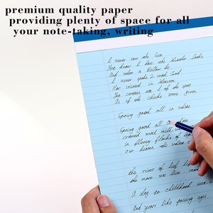 Bloc de notas personalizado de 30 páginas de ancho, Bloc de notas de papel impreso colorido, blocs de notas legales promocionales para uso escolar - Product Image 5