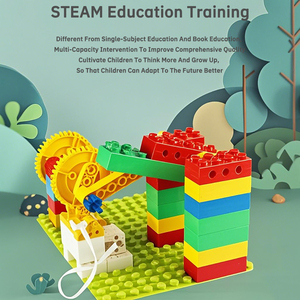 120 Stück STEM Programmierung Bausteine Set DIY Montage Elektrische Fernbedienung Zahnrad blöcke Engineering Building Toy With Motor - Product Image 4