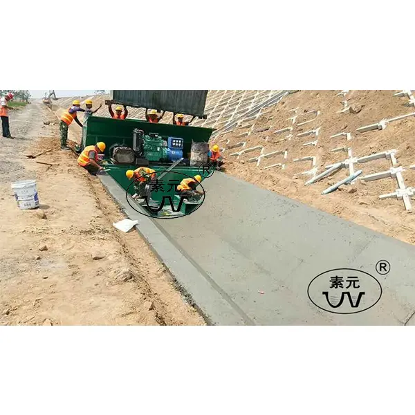 Máquina formadora de canal de concreto em forma de trapezoidal para vala de drenagem na estrada por atacado com alta qualidade