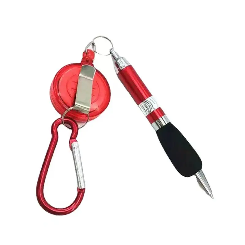 Mini alpinisme boucle télescopique corde presse stylo à bille 128 mini stylo à bille porte-clés