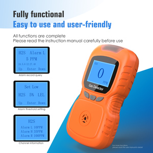 Analizzatore di Gas, rilevatore di H2S, Monitor del Gas di H2S con la Clip, vibrazione visiva & allarme sonoro, prezzo all'ingrosso della fabbrica - Product Image 6