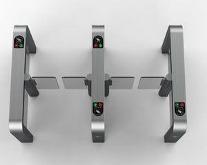 Fully Automatic RFID and Face Recognition <strong>Access</strong> <strong>Control</strong> Swing Barrier Turnstile for Gyms and Hotels - Product Image 2