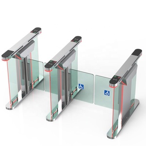 Edificio per uffici ingresso cancello barriera pedonale riconoscimento del volto di controllo di accesso cancello di velocità in vetro tornello - Product Image 2