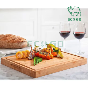 Özel özel etiket Premium büyük dikdörtgen bambu peynir Charcuterie kesme tahtası seti