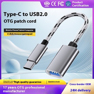 OTG-Adapter kabel für USB-zu-Typ-C-Wandler Neuer Zustand Handy-Ladegerät mit Gleichstrom ausgang für Computer-und Auto datenkabel - Product Image 5