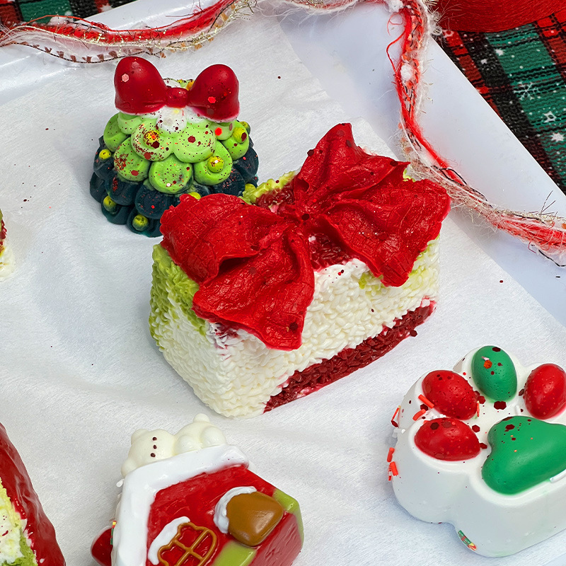 Christmas bow long rice ball