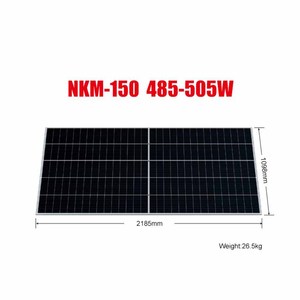 Nuko Hiệu Quả Cao 182Mm Perc Nửa Di Động Mono Năng Lượng Mặt Trời Bảng Điều Khiển 500W 505W 510W Năng Lượng Mặt Trời Năng Lượng Hệ Thống Điện Hot-Bán Sản Phẩm - Product Image 5