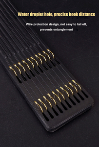 Carp Fishing High Carbon Steel Barbed <strong>Hook</strong> Rigs 10pcs <strong>with</strong> Thread <strong>Line</strong> and Double <strong>Hook</strong> Pre Tied Fishing Wire/leader - Product Image 6