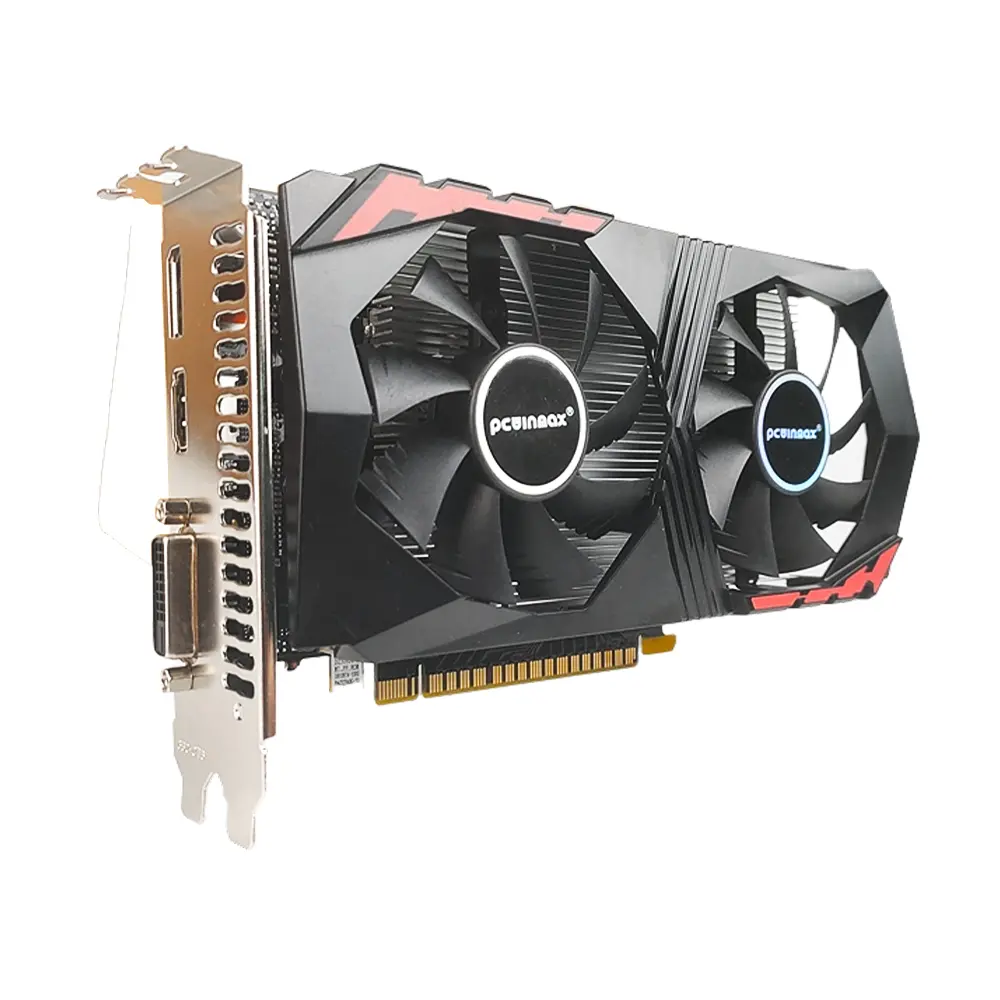 PCWINMAX Fabricante OEM Original Cartão VGA RX 550 4GB 580 8GB GTX 1050ti 1060 1660 super placa gráfica