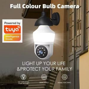 Sistema DE SEGURIDAD CCTV para el hogar de 3MP/5MP, cámara IP HD VR LED FishEye, Bombilla de 360 grados, cámara de visión nocturna IR, aplicación inteligente Tuya - Product Image 6