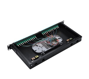 FTTH-panel de empalme de fibra óptica, montaje en estante SC/FC/ST/LC, 12-24 núcleos, caja de terminación/ODF, venta al por mayor - Product Image 3