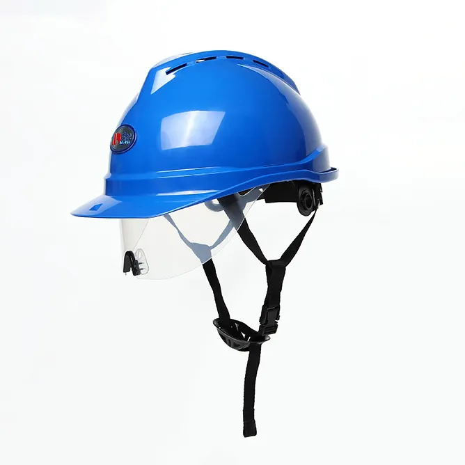 Fabricante de preço de fábrica, fornecedor, branco, azul, vermelho, capacete de segurança para trabalhadores de construção, chapéus duros