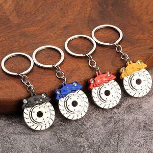 OEM \ ODM Xe Phanh Đĩa Trung Tâm Kim Loại Keychain Cho Nam Giới Sửa Đổi Chìa Khóa Xe Với Đĩa Phanh Chìa Khóa Vòng Chuỗi Mặt Dây Chuyền - Product Image 1