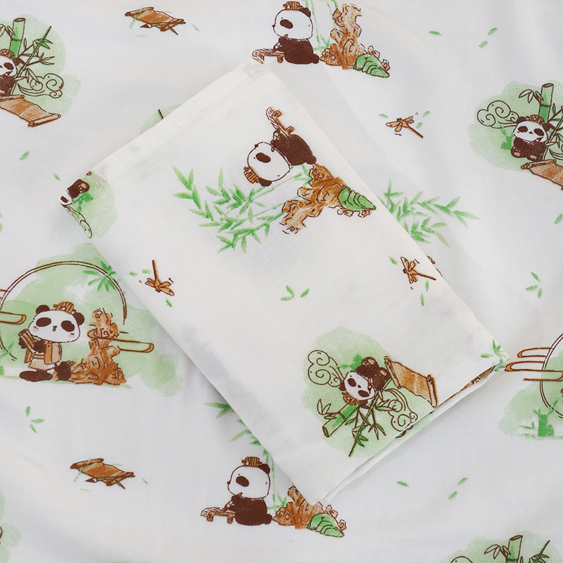 Bambou Forest Baby - (Double Épaisseur Coton Bambou)