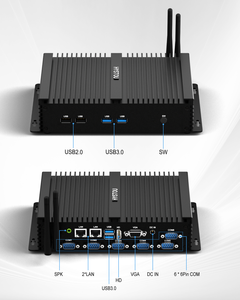 K4 Industrial Pfsense Tiny Computer with Core I5-4200U 10 Dual LAN Mini Fanless MINI <strong>PC</strong> 4GB DDR4 <strong>Video</strong> Memory AU/US/EU Plugs - Product Image 4