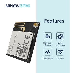 Minewsemi MS12SF18โมดูล Wi-Fi nRF7002 + nRF5340 Nordic <span class=keywords><strong>WiFi</strong></span> 6 + BLE 5.3 Combo <span class=keywords><strong>MODULE</strong></span> dual PCB + u.fl เสาอากาศอิเล็กทรอนิกส์สำหรับผู้บริโภค - Product Image 3