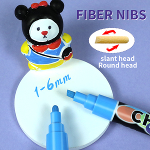 Đầy Màu sắc xóa được đánh dấu bút tùy chỉnh đánh dấu nghệ thuật khô xóa đánh dấu bút chất lỏng phấn đánh dấu cho cửa sổ kính Bảng menu - Product Image 6