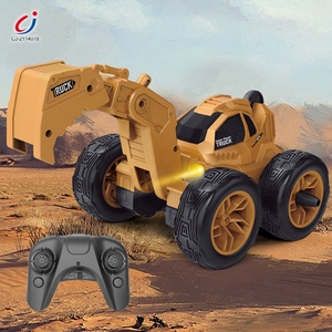 高品質シミュレーション2.4gスタントエンジニアリング建設トラックリモコンRCモデルショベル玩具 - Product Image 3