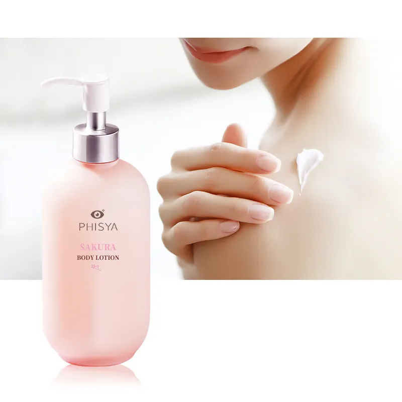 Factory Supply Japanese cherry blossom Body Lotion Skin Whitening Fast Absorb Lotion Cream Winter Body Cream And Lotions