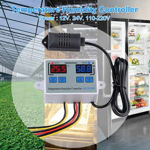Controlador Digital de temperatura y humedad para incubadora, interruptor de calefacción de refrigeración, termostato, Sensor NTC, AC110-220V de XK-W1099 - Product Image 5