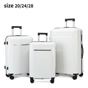 20-24 Inch Business <strong>TSA</strong> Boarding Suitcase with Universal Wheels PC Trolley Case with Front Opening - Product Image 4