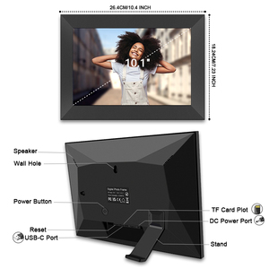 Großer Vorrat Neues Geschenk 10,1 Zoll Teilen Fotos/Videos TV Smart TVs Hintergrund musik Digital Ai <span class=keywords><strong>Frames</strong></span> mit WLAN