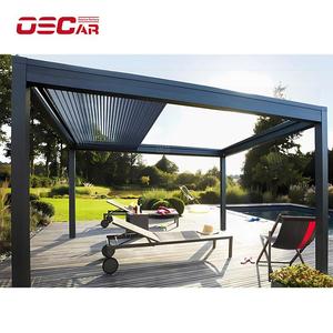 Bảng có thể thu vào nhôm pergola mái sân thượng ngoài trời sân vườn hiện đại phong cách hiệu quả chi phí không thấm nước có thể thu vào pergola - Product Image 3