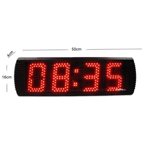 GX GS4T-5R Semi-outdoor 5 pollici orologio elettronico a LED ad alta definizione digitale cronometro Timer per le gare di nuoto - Product Image 2