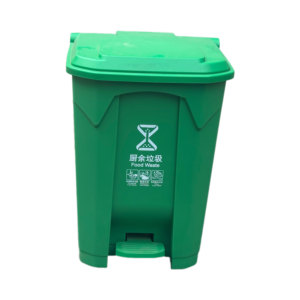 HDPE Plastic Pedal <strong>Garbage</strong> Bin 50L/80L/100L/120L/240L Capacity <strong>Built</strong>-<strong>In</strong> Structure with Wheels and Pedal Waste <strong>Container</strong>