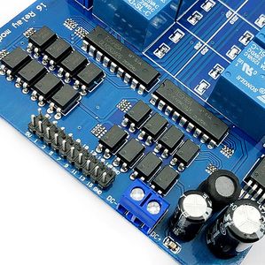 12V modulo scheda di interfaccia relè 16 canali optoaccoppiatore LED LM2576 alimentazione compatibile per Arduino Kit moduli elettronici Kit