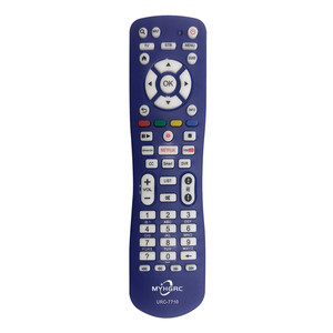 MYHGRC URC-7710 (ブルー) TV STB 2 in 1ユニバーサルリモコンLG SAMSUNG SONY TOSHIBA SHARP JVC TCL PANASONICスマートテレビ用