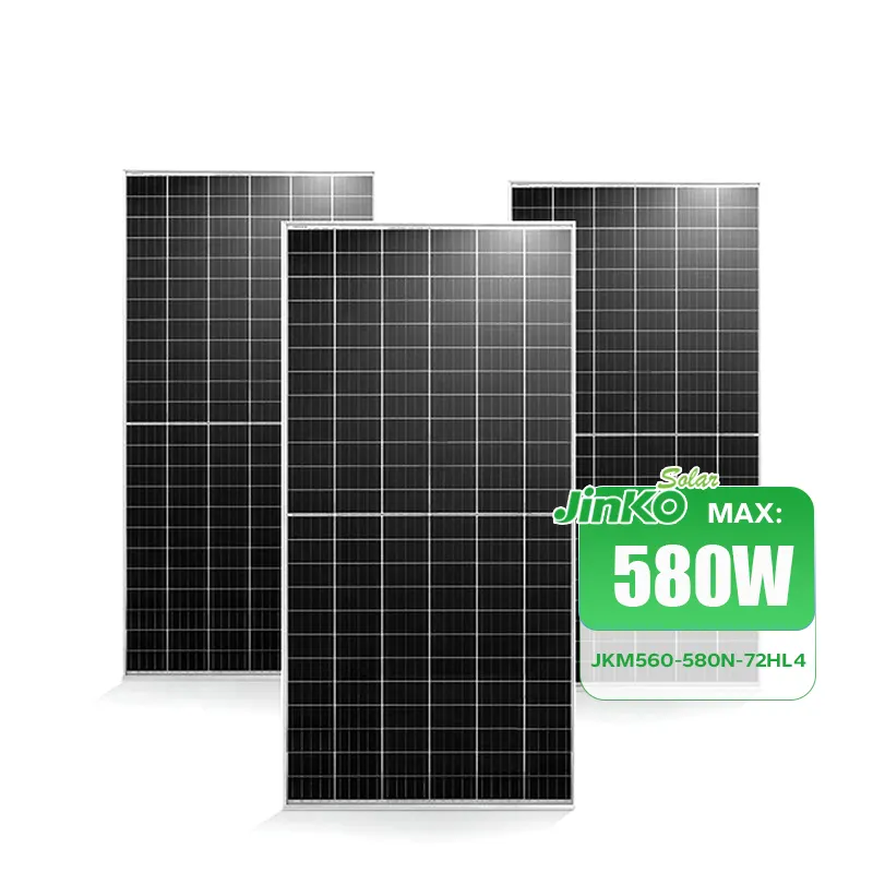 560w 570w 580w Jinko Topcon Bifacial N-type Top Con high efficiency pv modules original factory Jinko Solar Panel